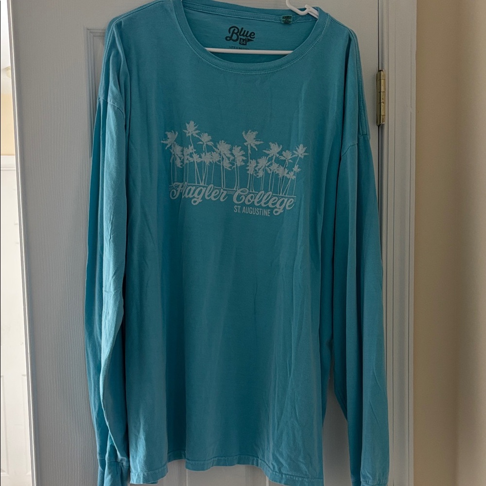Blue 84 Men's Teal Long Sleeve Tee